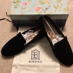 Birdies The Starling black Velvet, sz 9